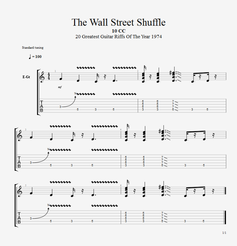 the wall street shuffle youtube